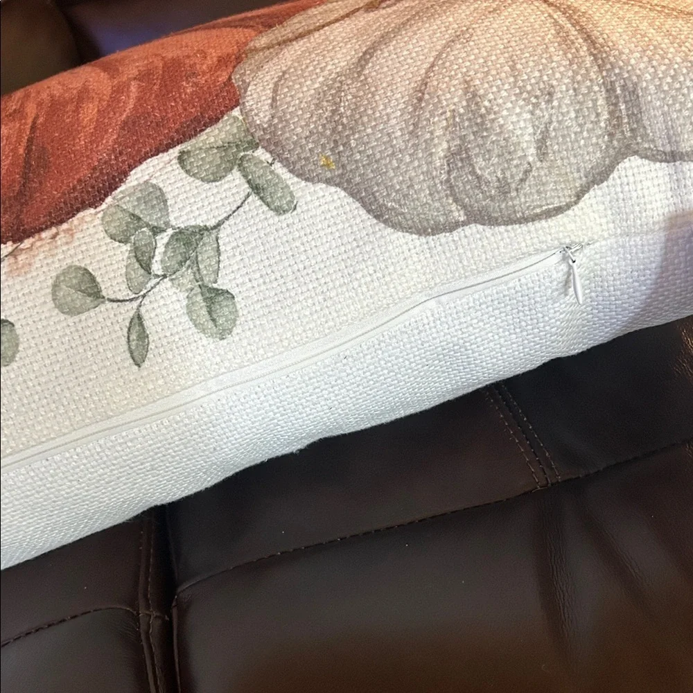 Autumn Harvest Pumpkin Pillow